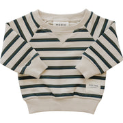 Stay Cool Striped Crewneck