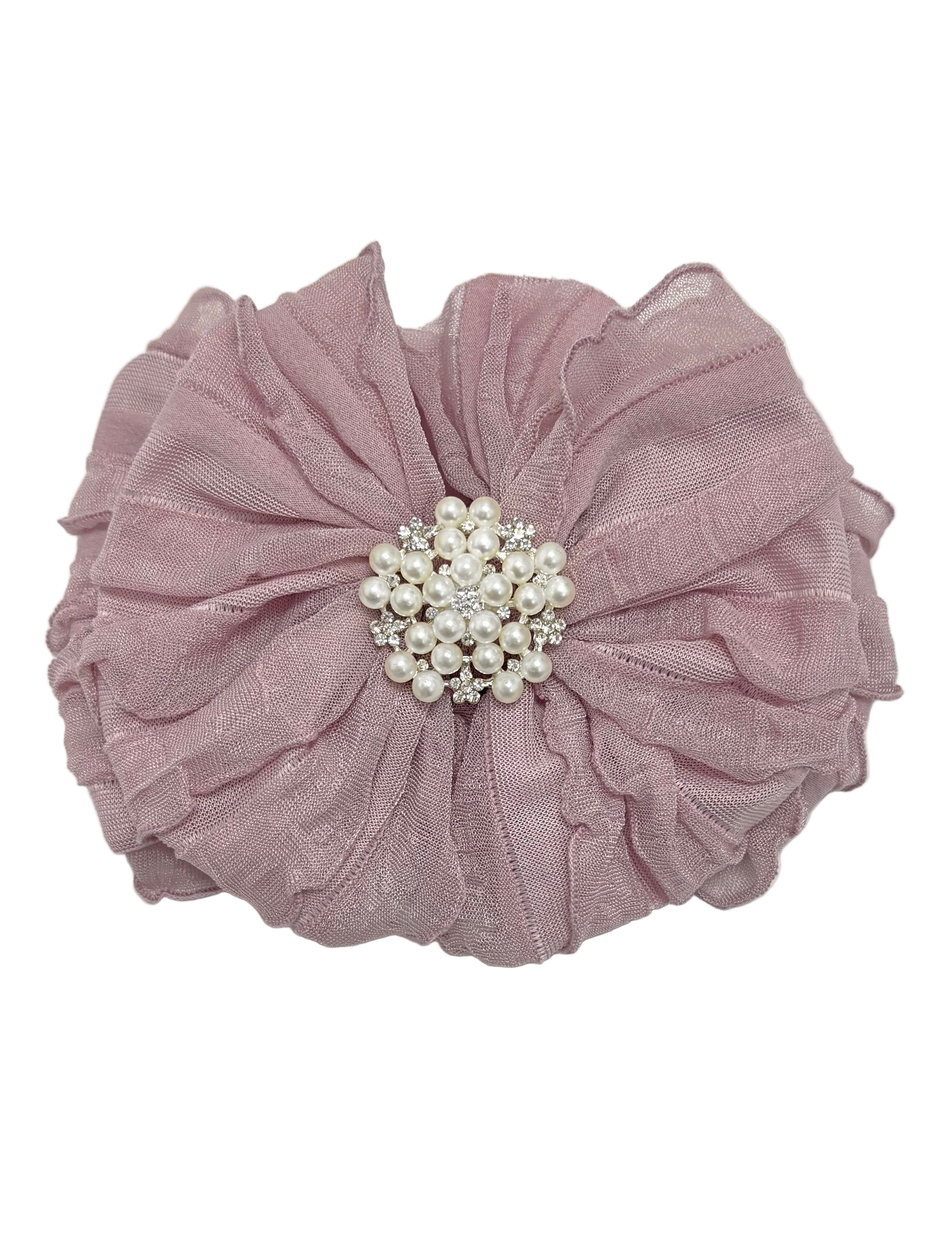 Pearl Ruffled Headband