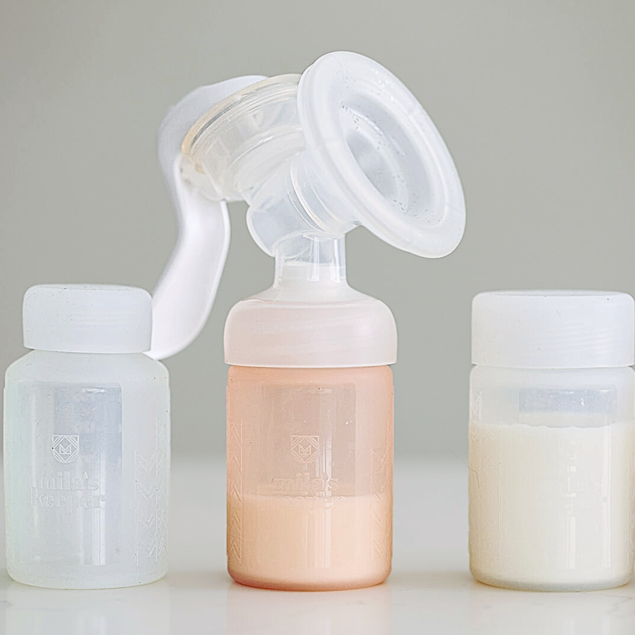 Silicone Breast Milk Storage Bottles