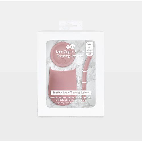 Mini Cup + Straw Training System- Blush