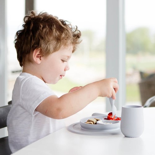 Mini Feeding Set- Pewter