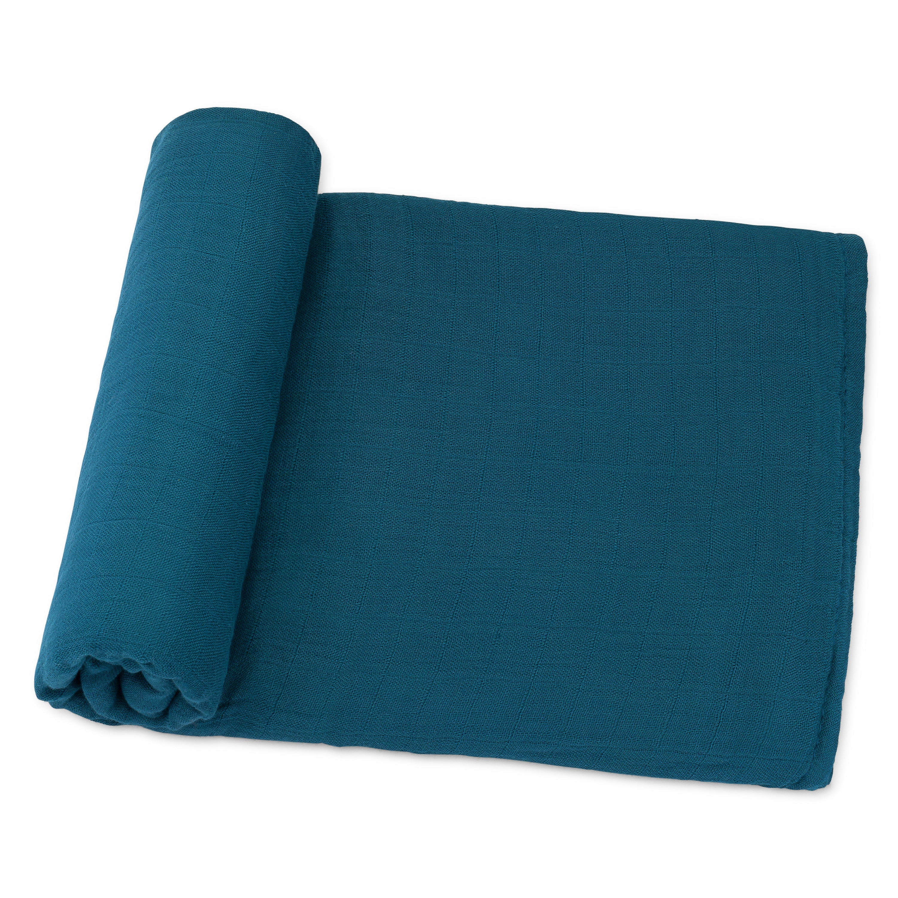 Muslin Swaddle Blanket in Neptune, 1 Pack