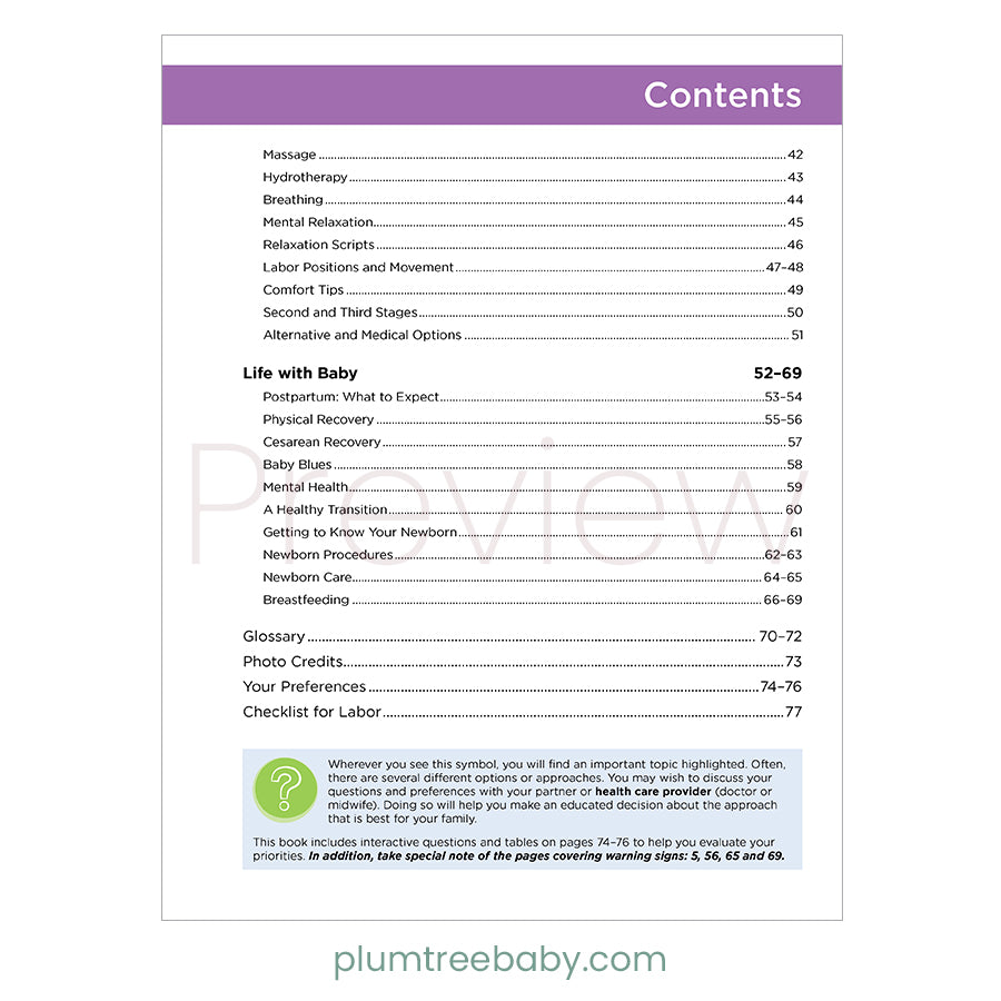 Lamaze Navigating Pregnancy & Birth Parent Guidebook