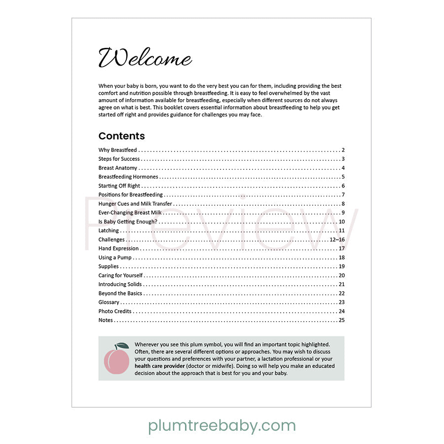 Breastfeeding Booklet