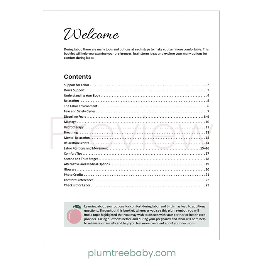 Finding Comfort Booklet