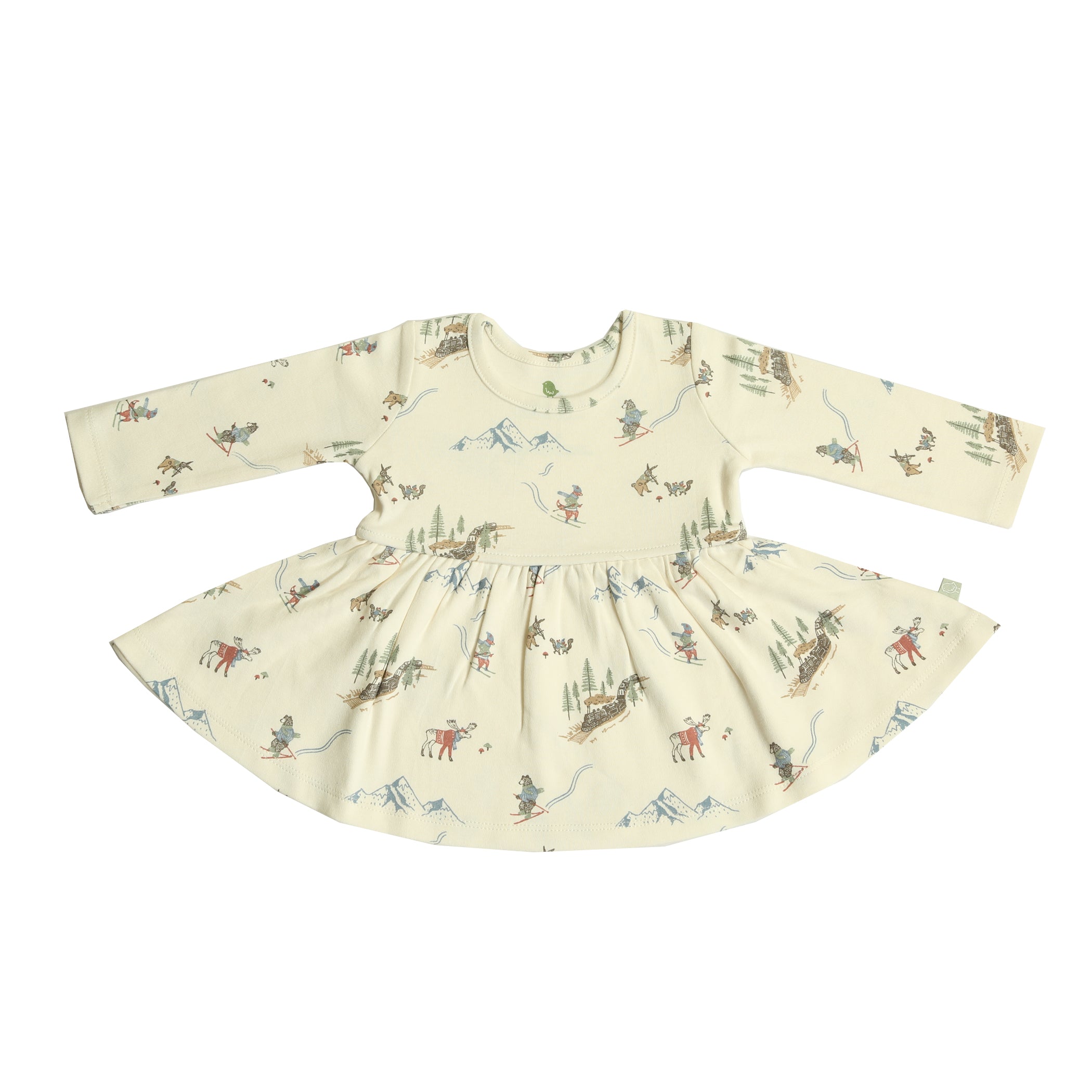 long sleeve twirl dress | mountain express