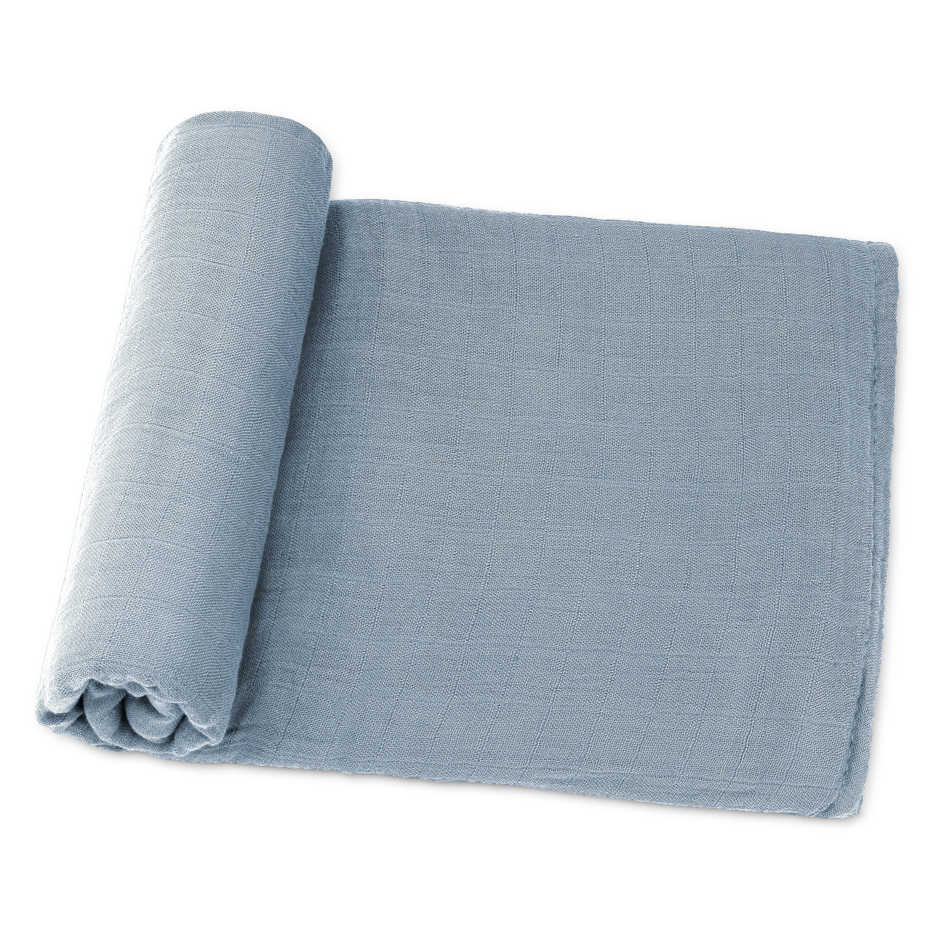 Muslin Swaddle Blanket in Pacific Blue, 1 Pack