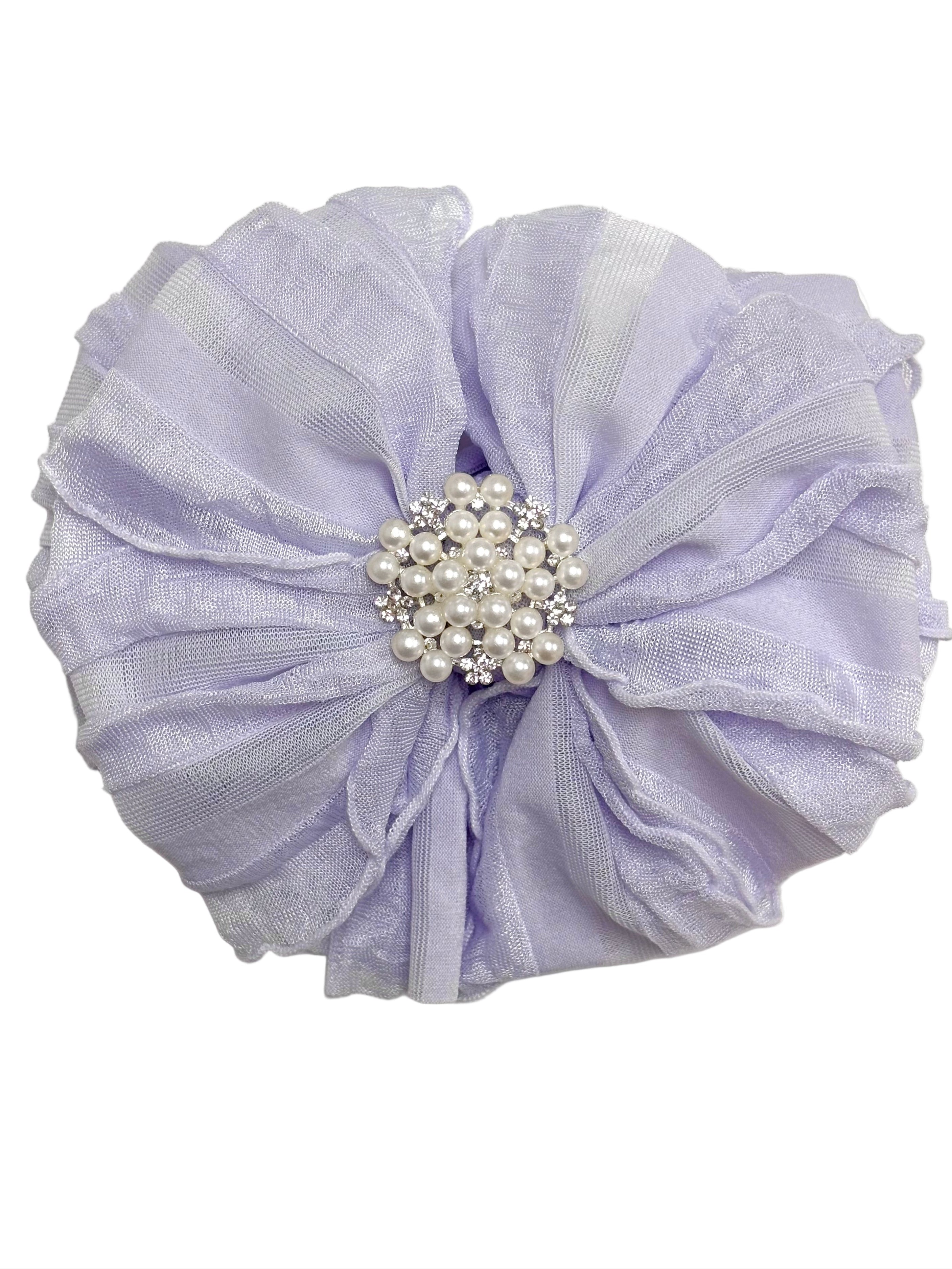 Pearl Ruffled Headband