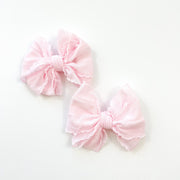 Perfect Pink Ruffle Clip