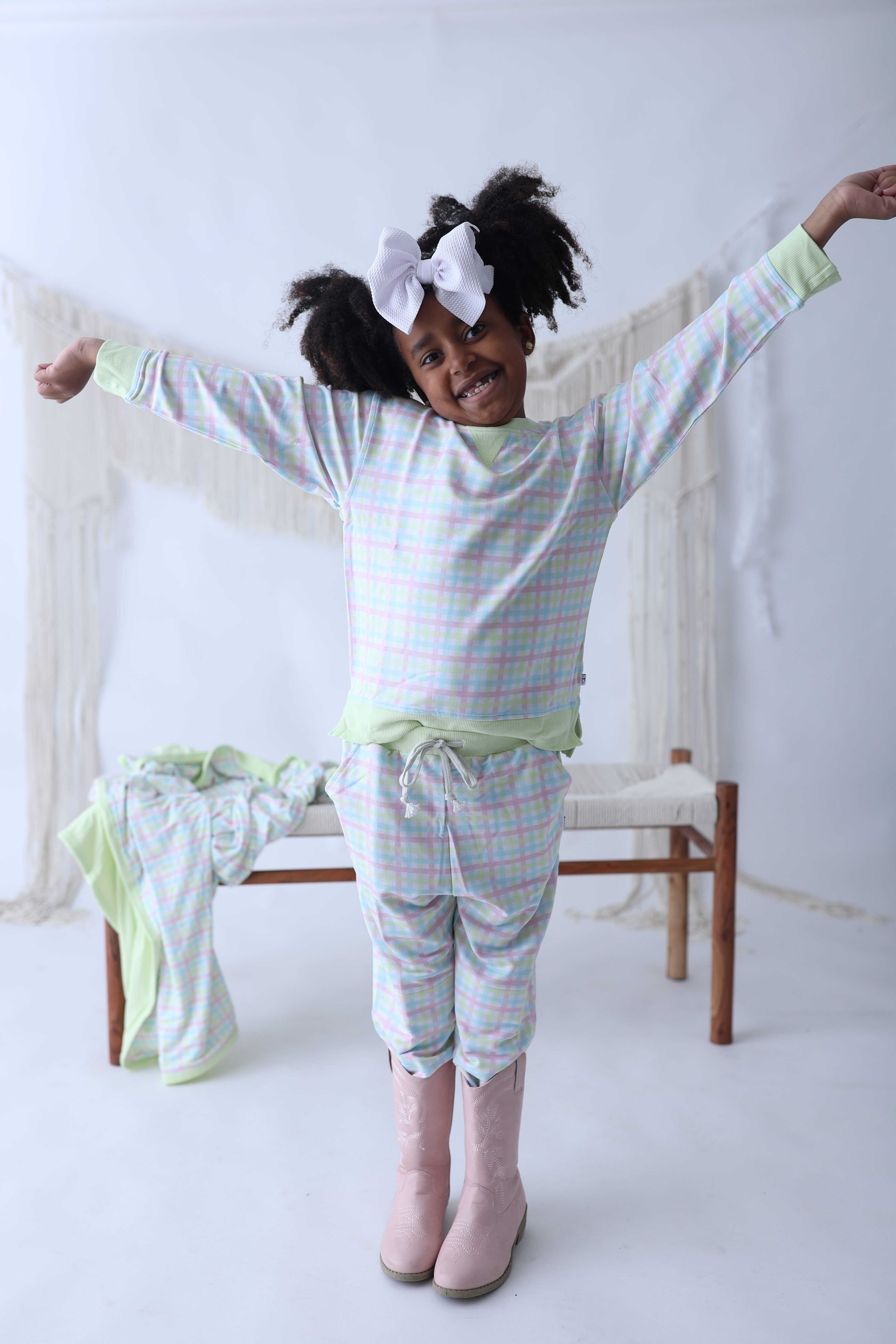 SPRING GINGHAM DREAM PULLOVER