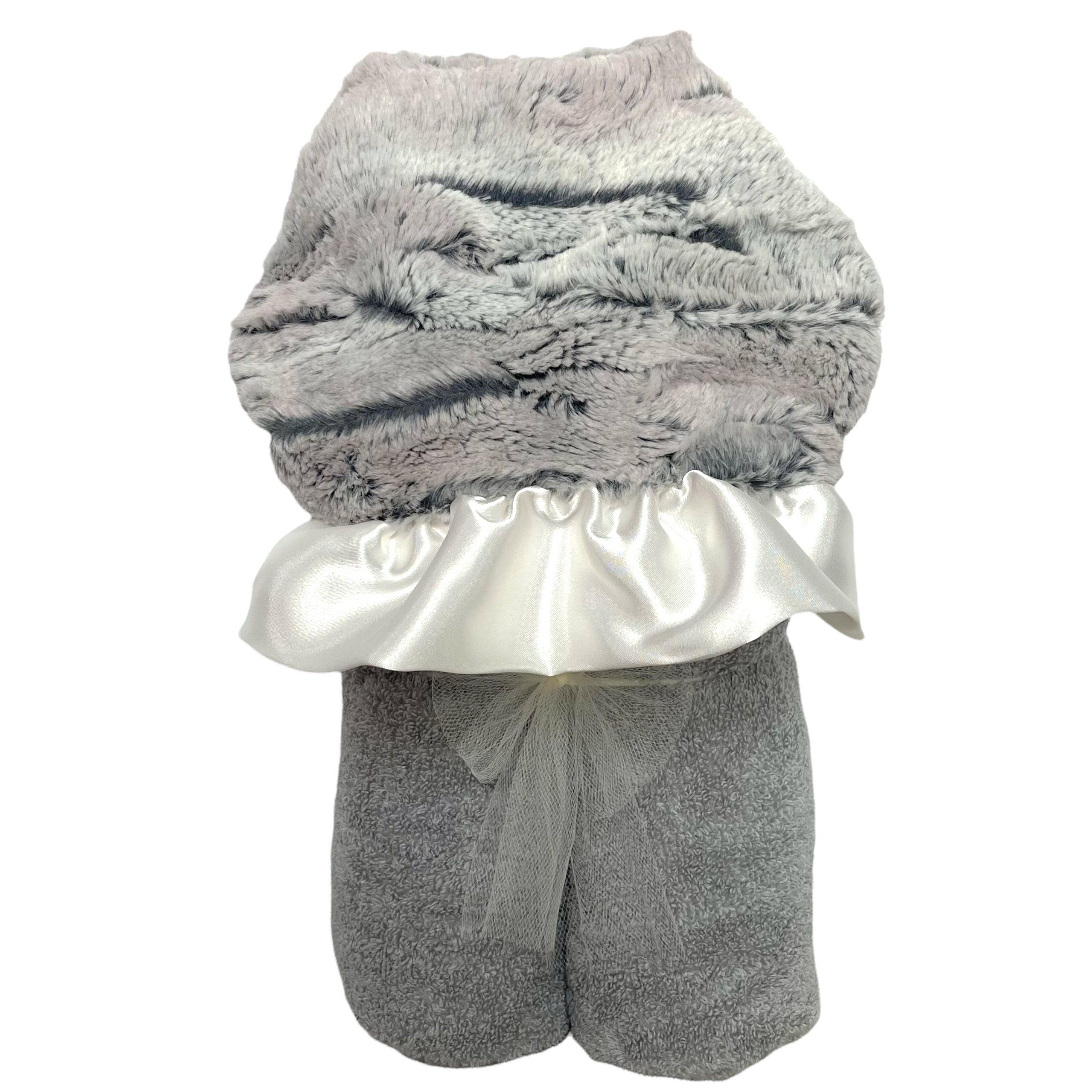 Silver  | Hooded Bath Towel