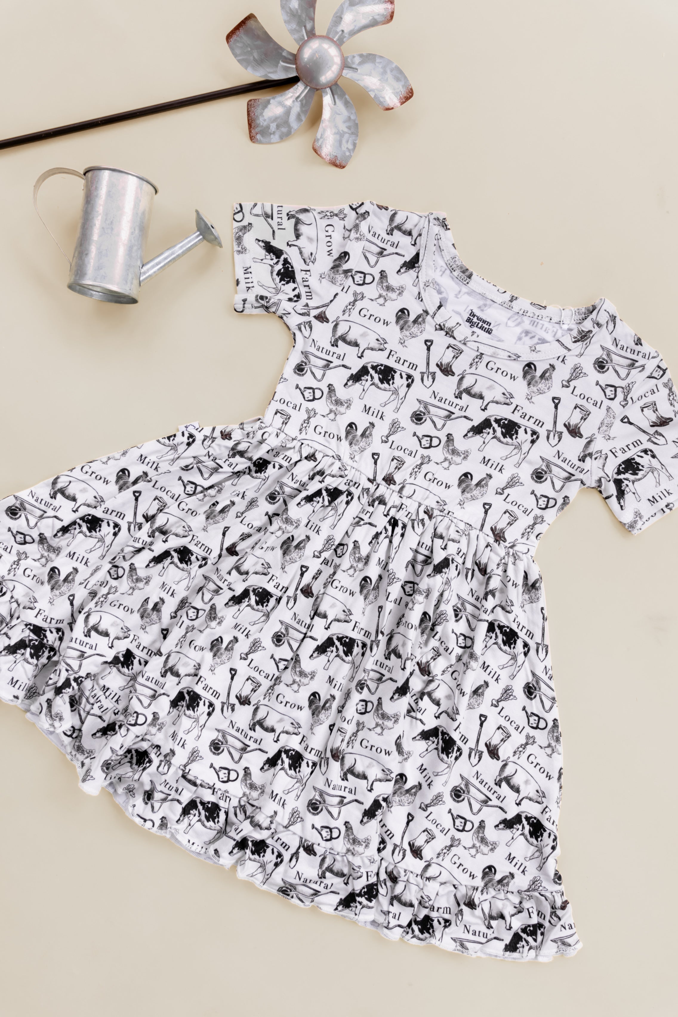 LOCALLY GROWN DREAM RUFFLE DRESS