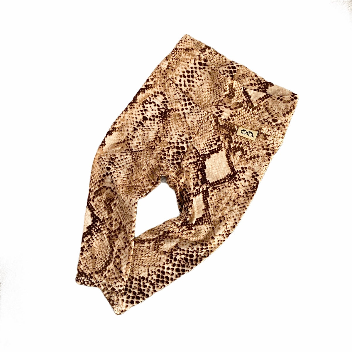 Tan Snake Print Leggings
