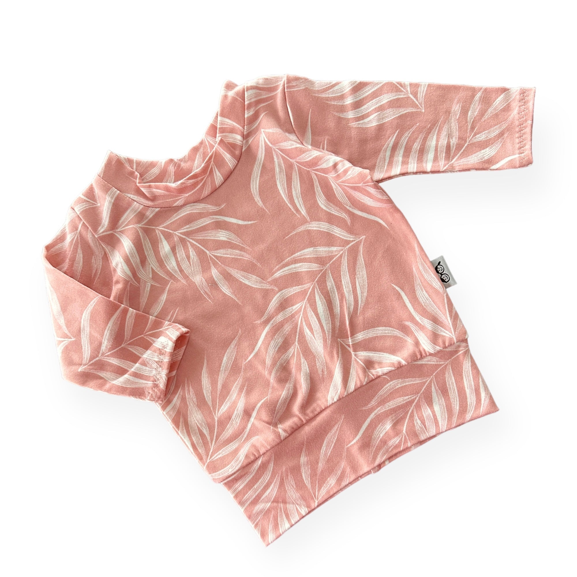 Pink Pampas Leaves Lounge Top