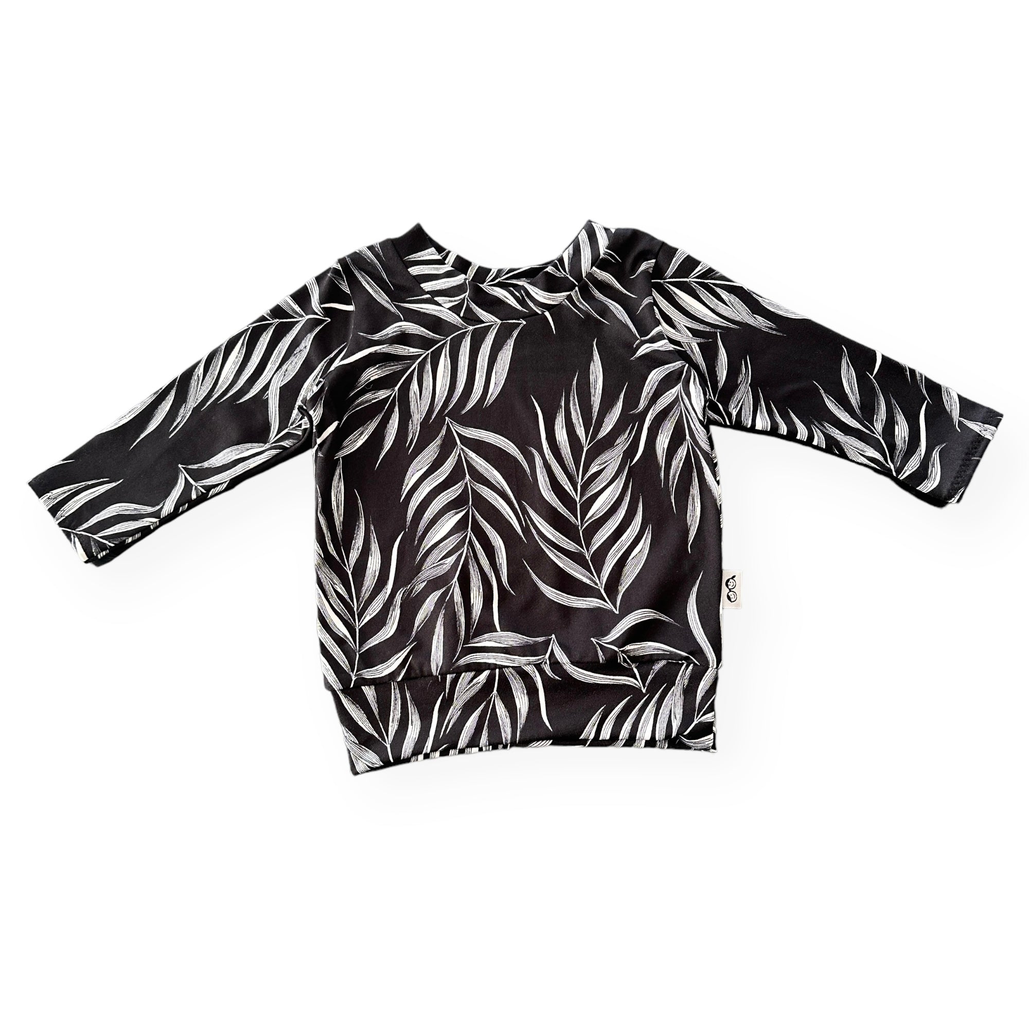 Black Pampas Leaves Lounge Set