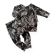 Black Pampas Leaves Lounge Set