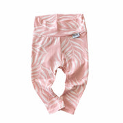 Pink Pampas Leaves Leggings