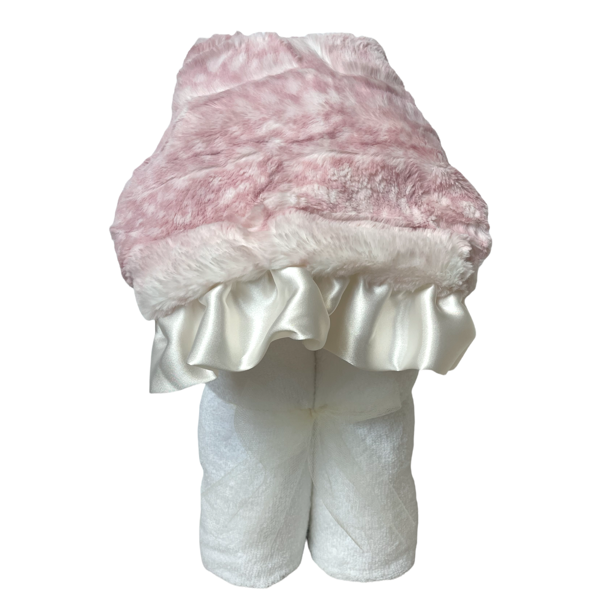 Sweet Pink Fawn | Hooded Bath Towel