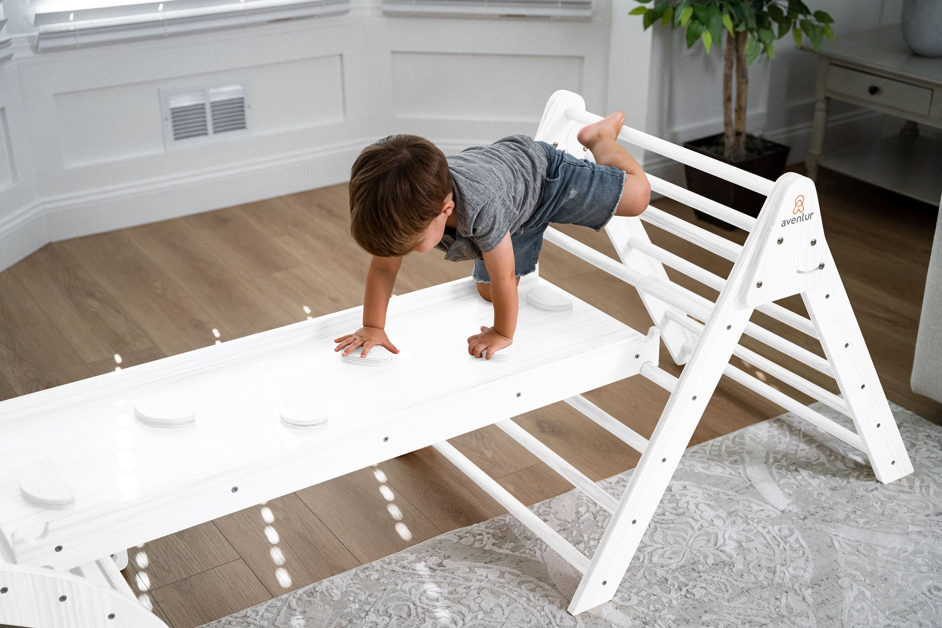 Hazel | Pikler Triangle, Slide & Rocker Set