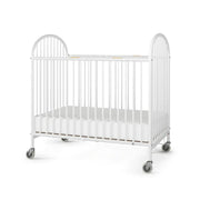 Folding Metal Baby Crib with Mattress