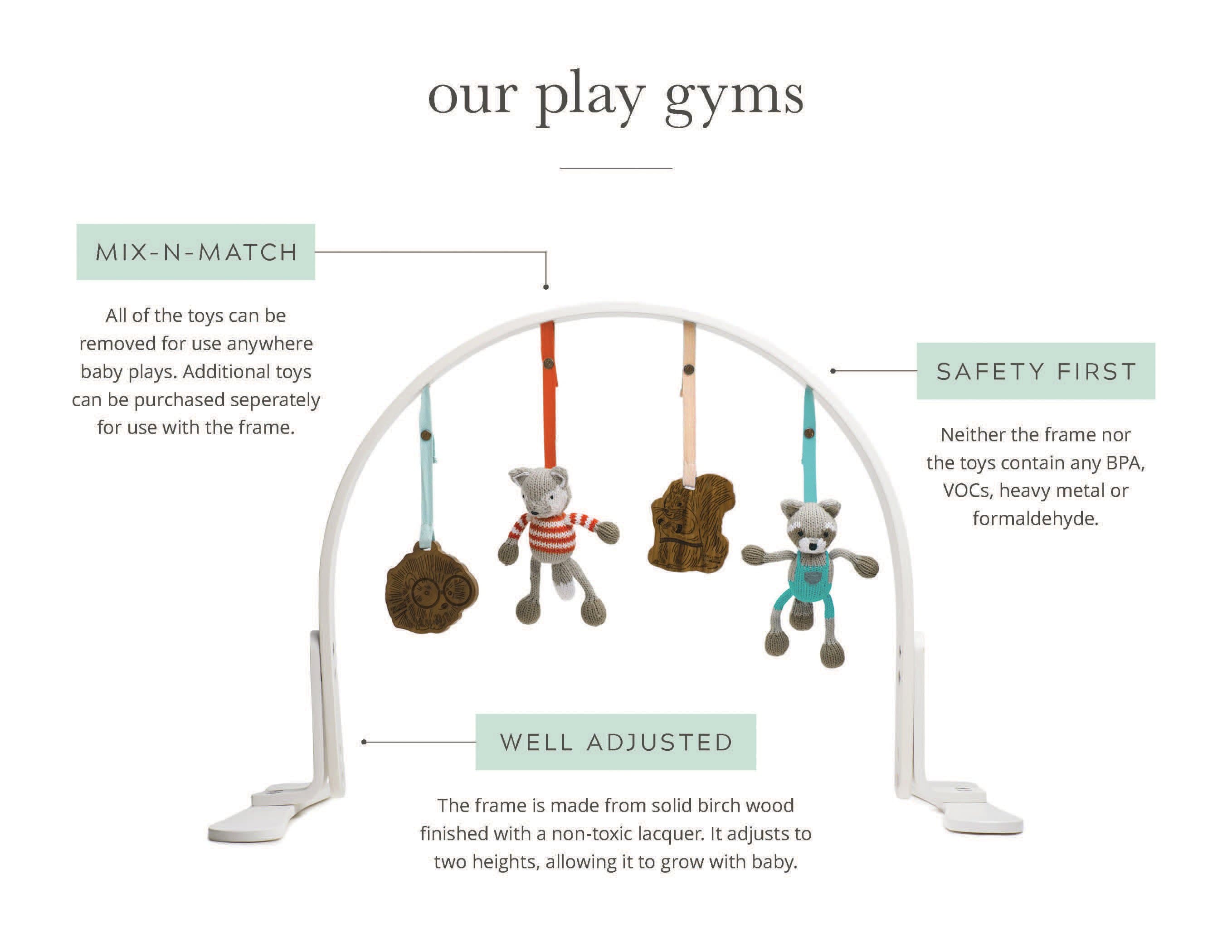 play gym | jungle | white
