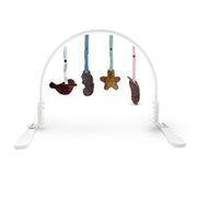 play gym | all wood - white feather