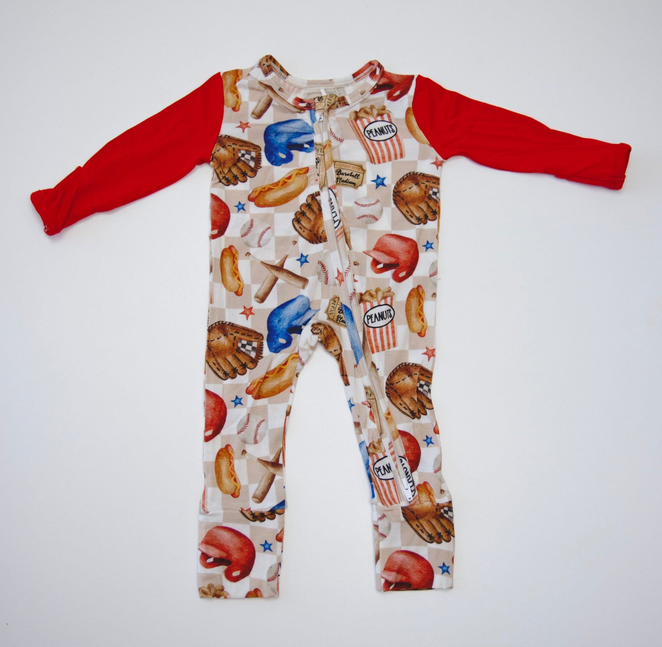 Little Slugger | Convertible Bamboo Zip Romper