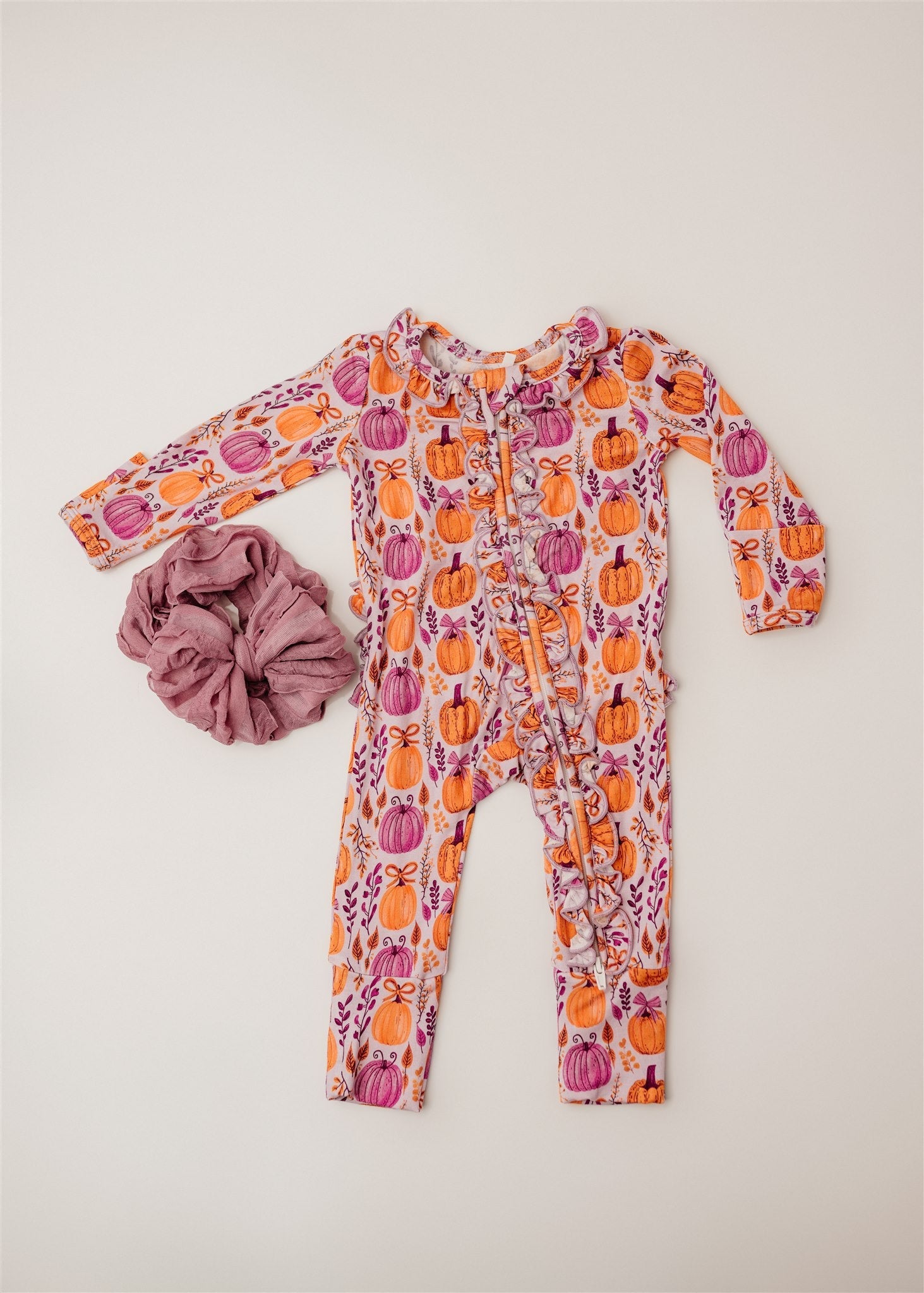 Sweet Harvest | Convertible Two-Way Zip Footie