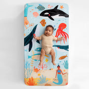 Beyond The Reef Standard Size Crib Sheet