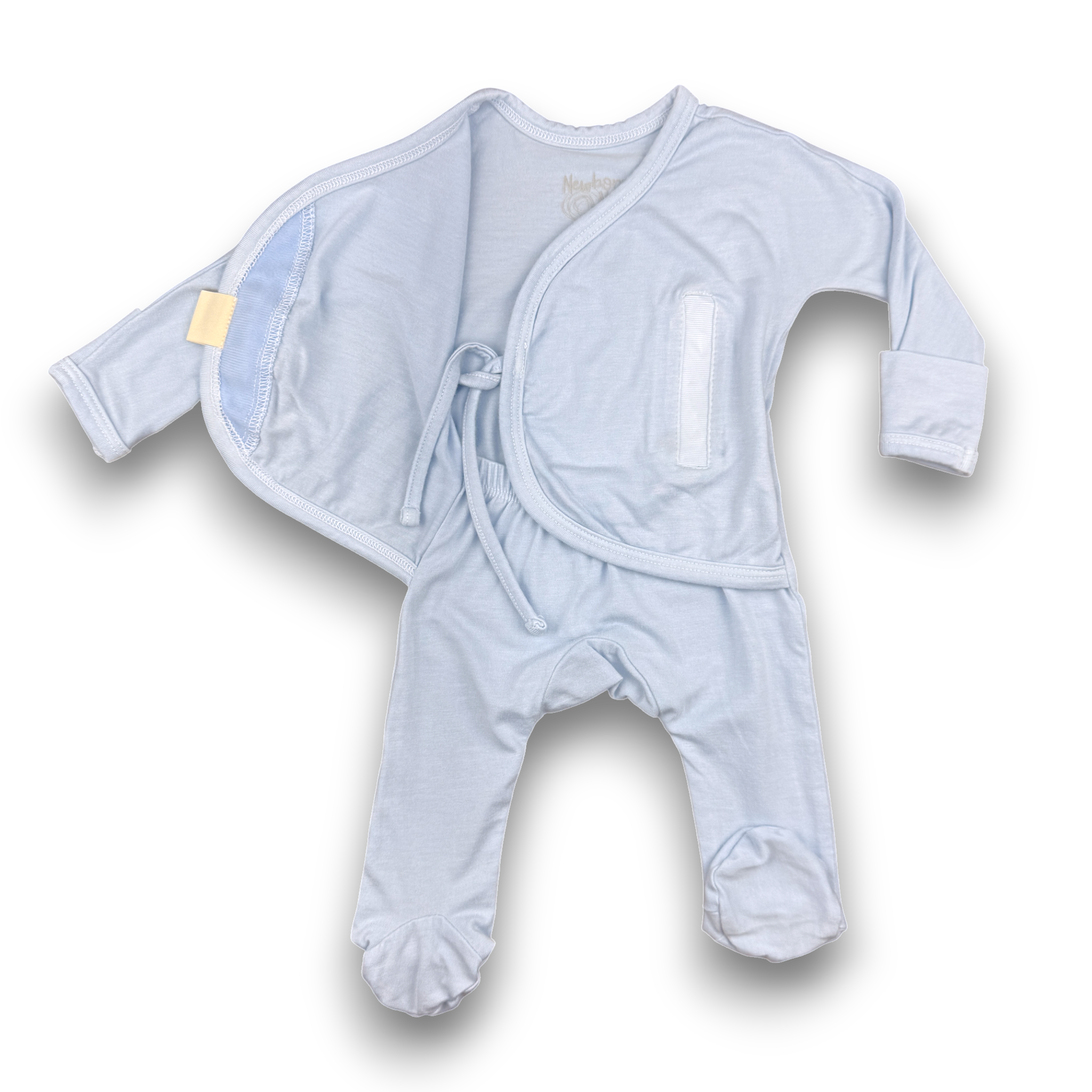 Heart2Heart Skin-to-Skin Onesie Baby Blue