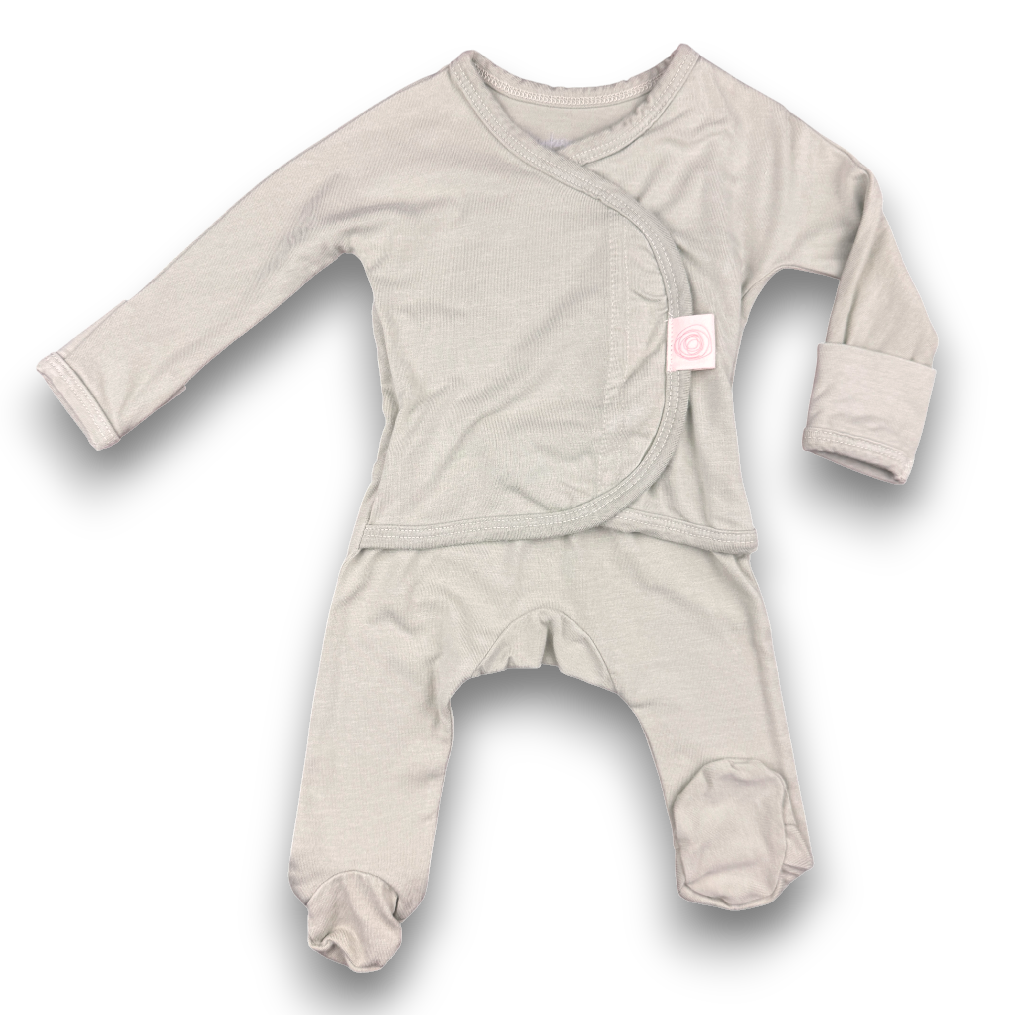 Heart2Heart Skin-to-Skin Onesie Gray