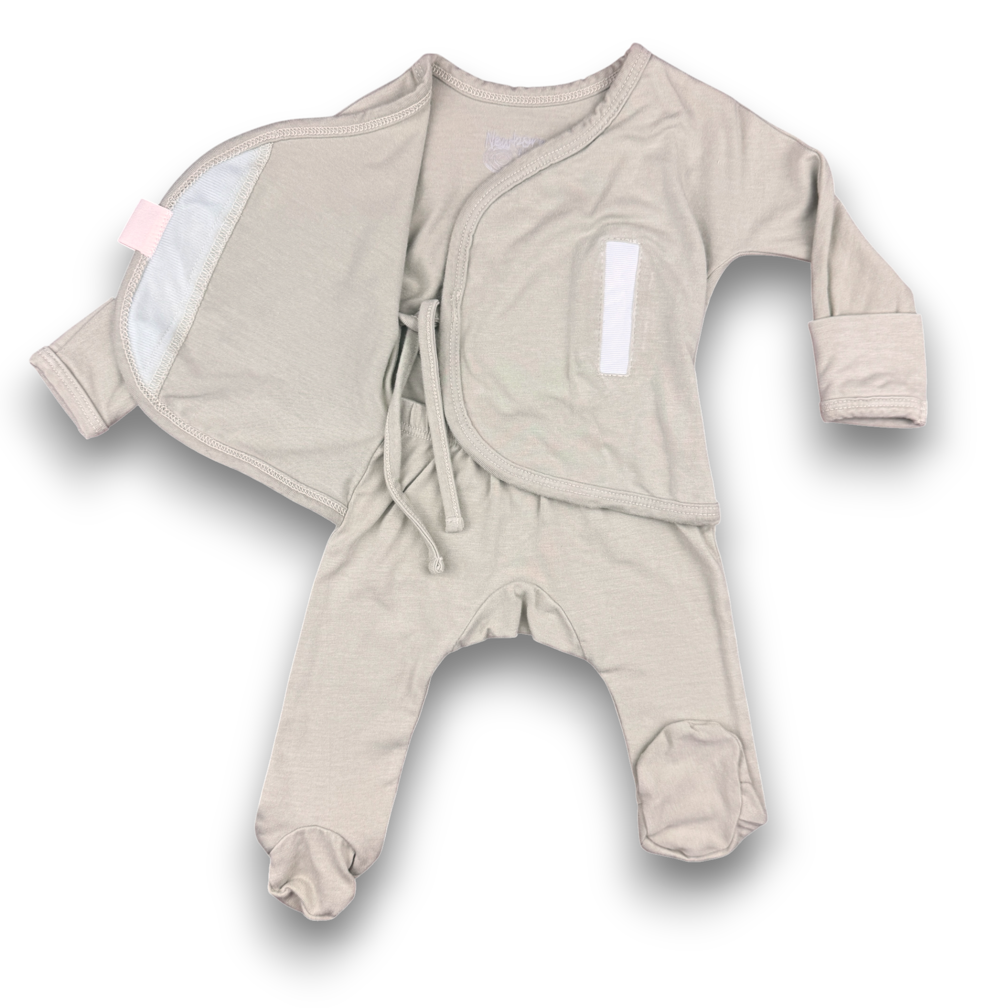 Heart2Heart Skin-to-Skin Onesie Gray