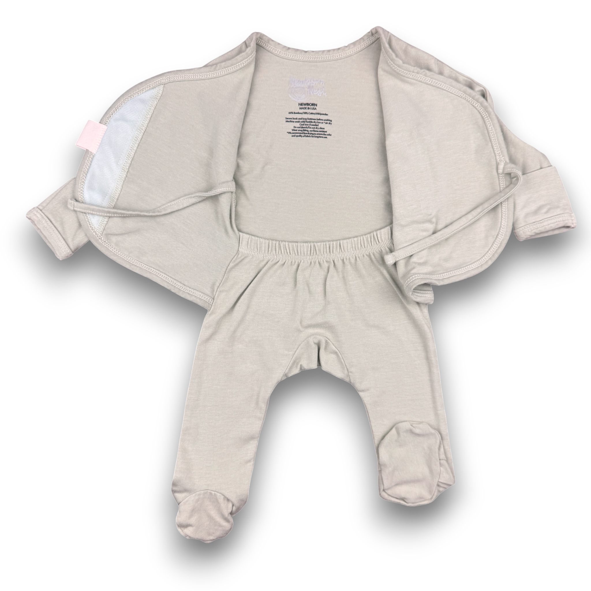 Heart2Heart Skin-to-Skin Onesie Gray