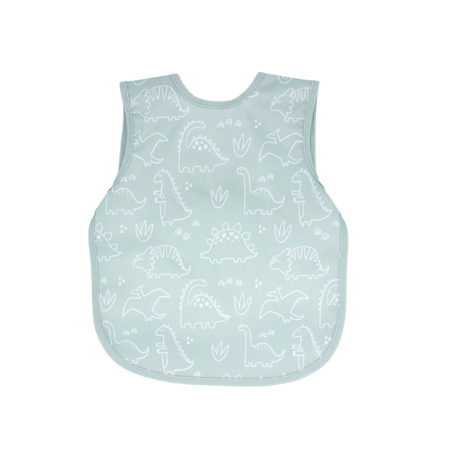 Dino Friends - Sage Bapron SALE **PRESCHOOL SIZE ONLY**