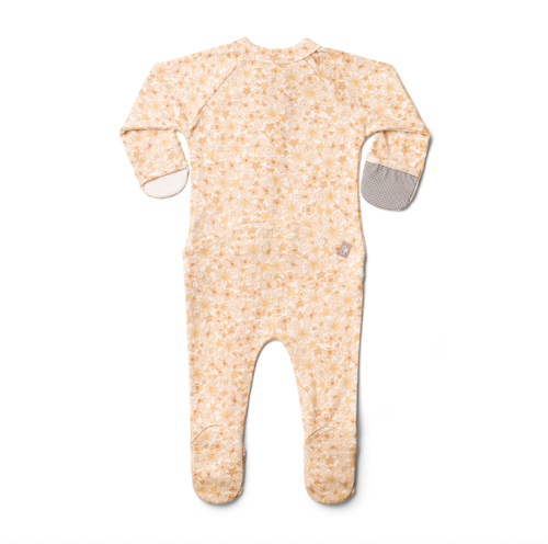 Viscose Organic Cotton Footie - Wildflowers