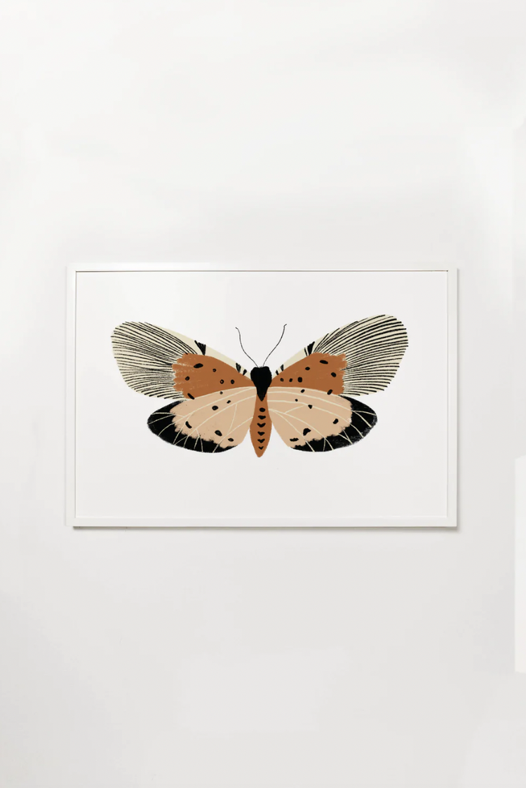 Pink Butterfly Art
