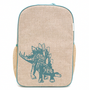 Grade School Backpack - Green Stegosaurus