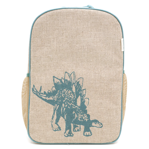 Grade School Backpack - Green Stegosaurus