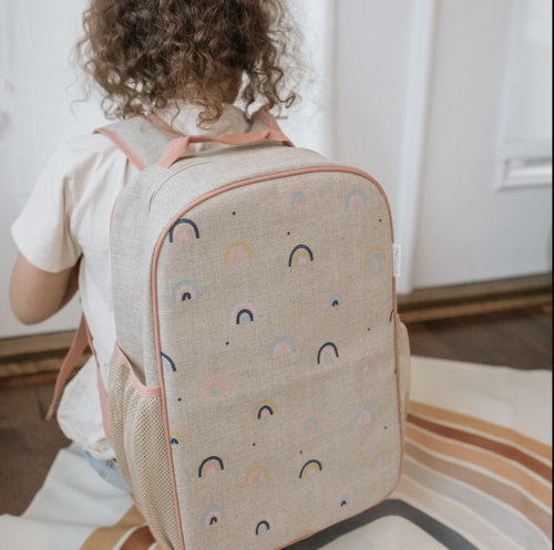 Grade School Backpack - Neo Rainbows
