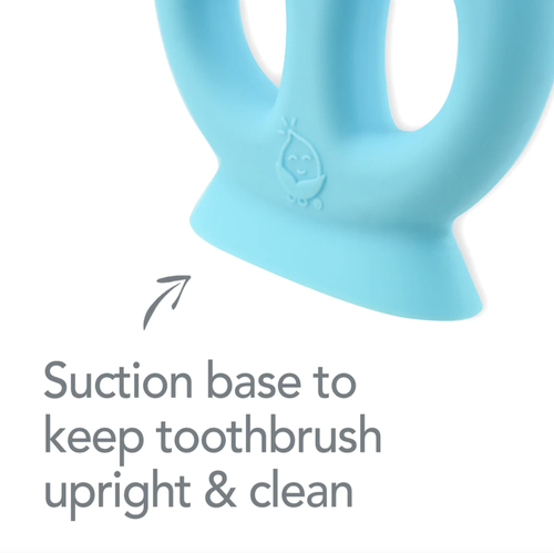 Silicone Learning Toothbrush - Aqua