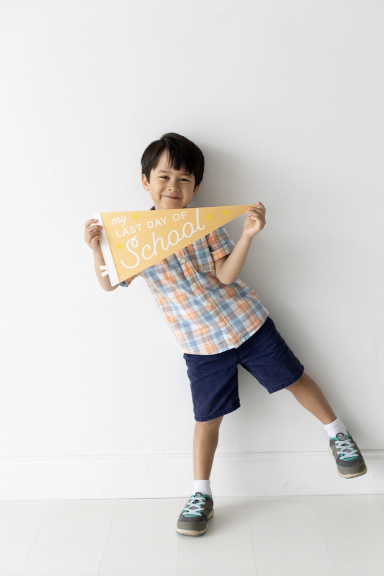 First And Last Day Pennant Flags