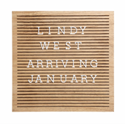 Natural Wood Letterboard