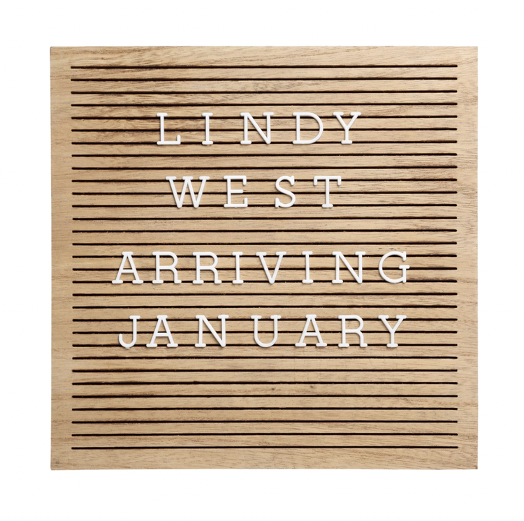 Natural Wood Letterboard