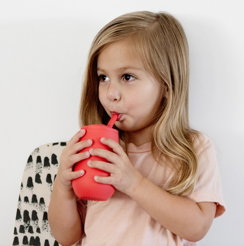 Happy Cup + Straw System- Coral