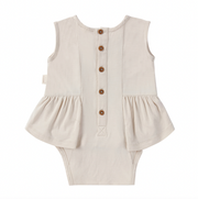 Bamboo Sleeveless Dress With Button Detail