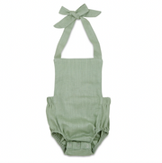 Summer Baby Romper - Sage