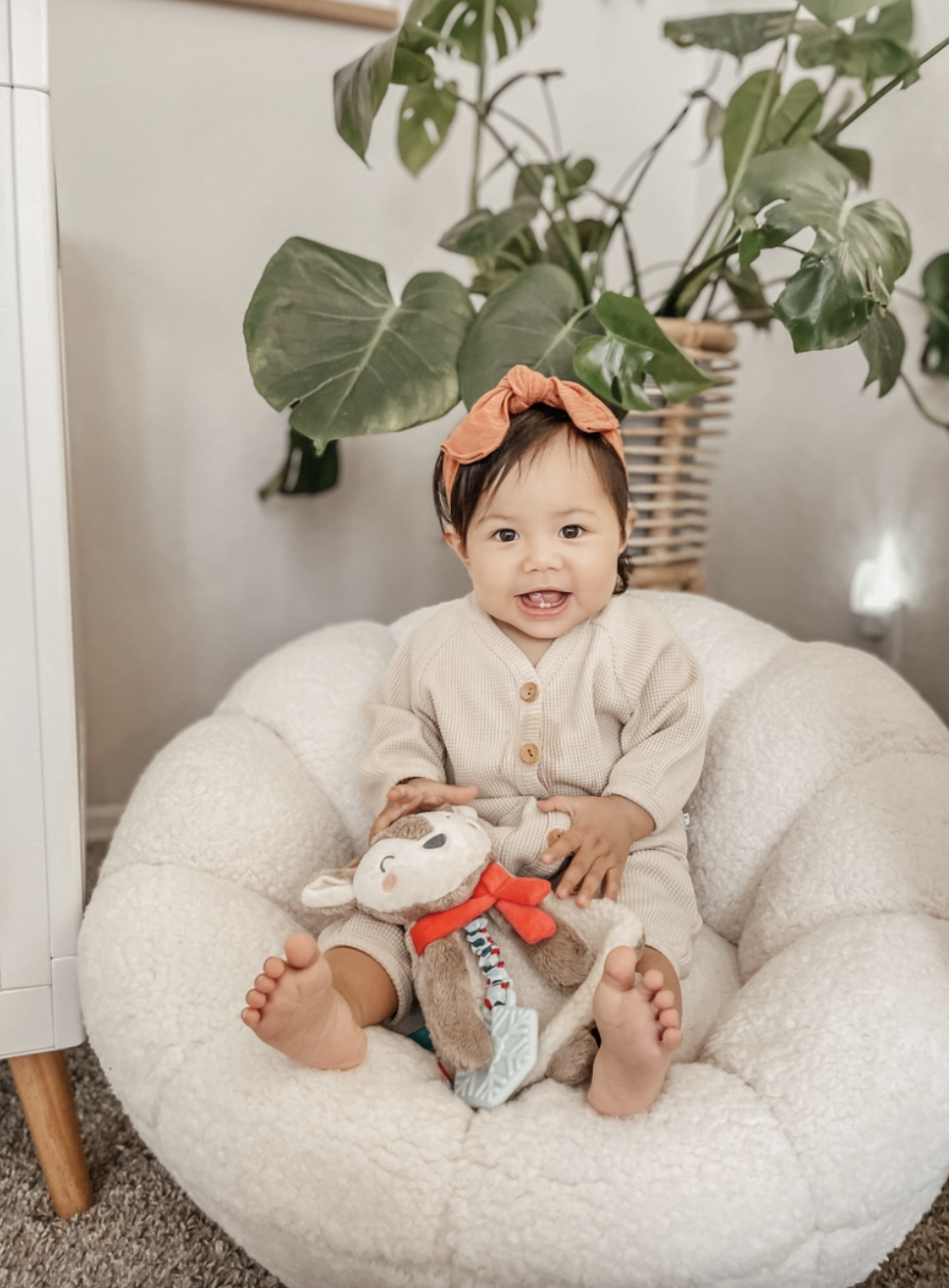 Holiday Reindeer Itzy Lovey Plush & Teether Toy