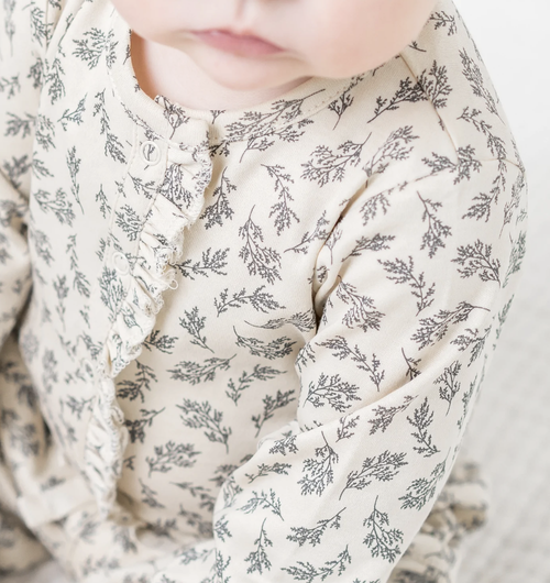 Cecilia Long Sleeve Jumpsuit - Veronia Floral / Pewter