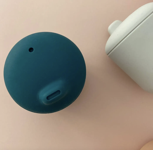 Silicone Baby Sippy Cup - Blue Abyss