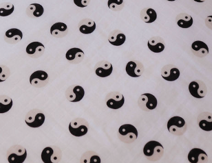 Muslin Quilt | Yin Yang / Stripe